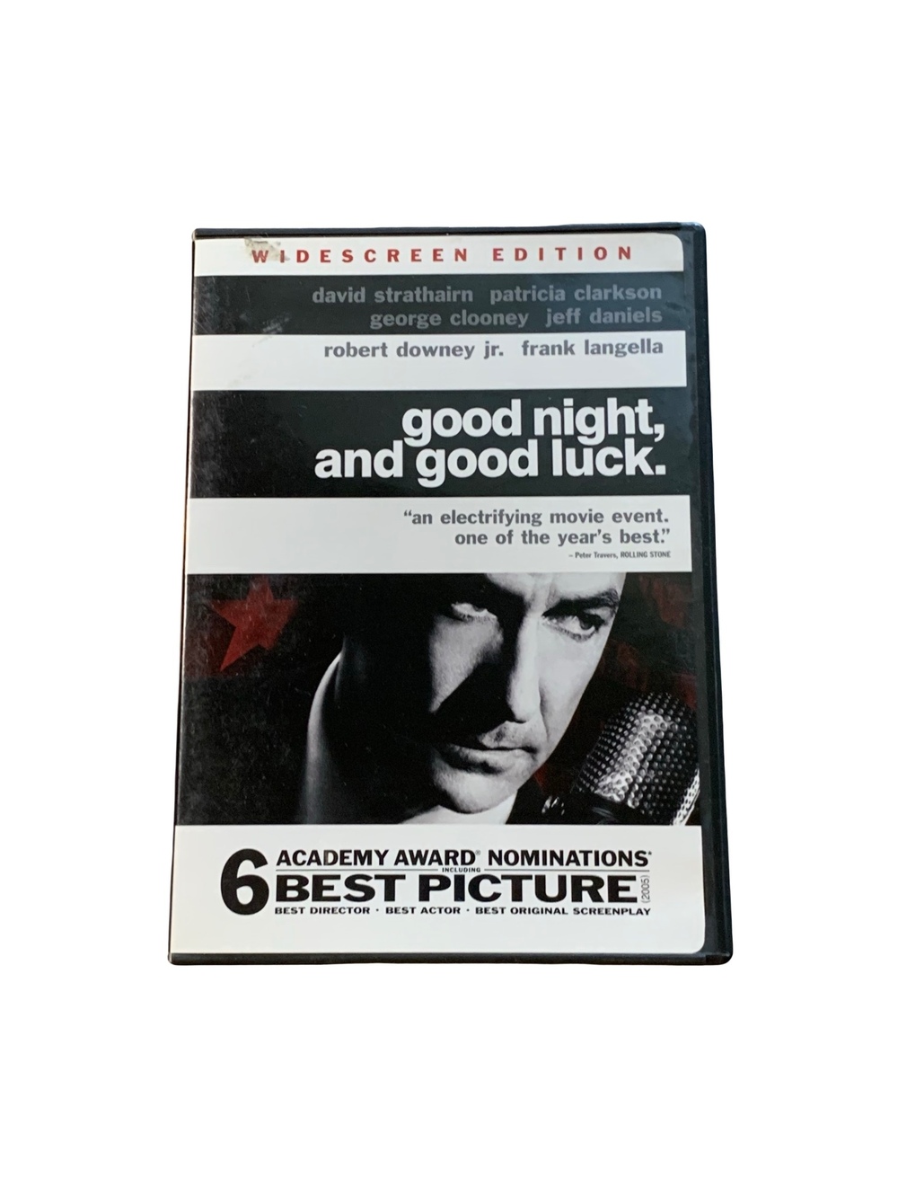 Good Night, and Good Luck Widescreen Edition DVD George Clooney Drama Movie